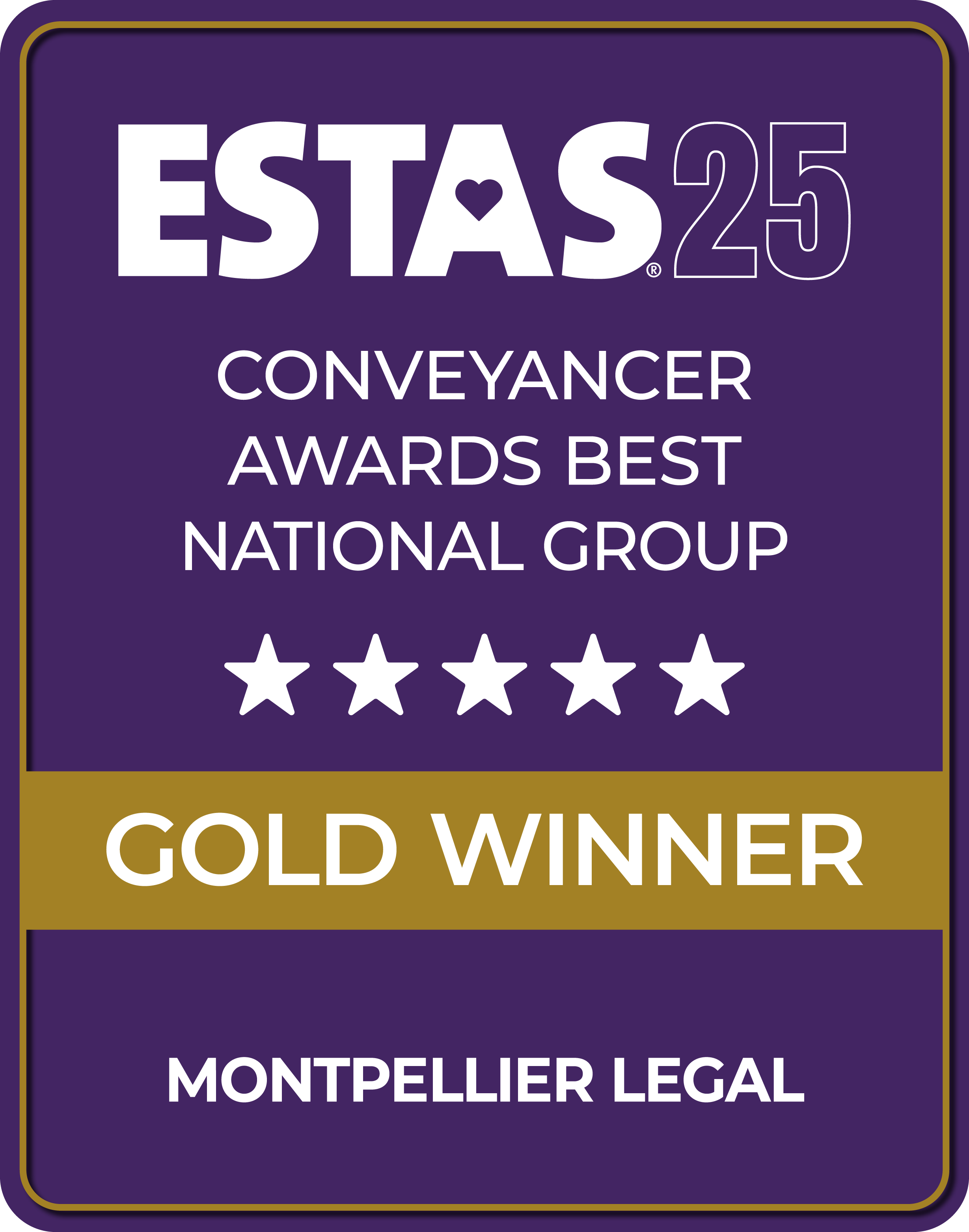 Montpellier Legal Conveyancer Awards Best National Group